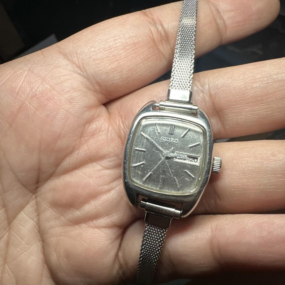Works VTG Seiko Automatic hi- Beat 21 Jewels Ladies Watch 23mm New Strap Fit 6In - Picture 1 of 14